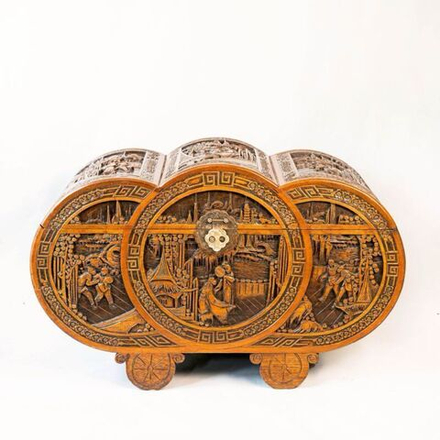 Винтаж: Шикарный сундук из камфорного дерева