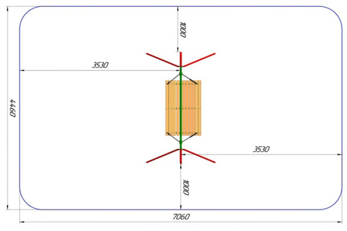 Качели-диван КЧ-01.10