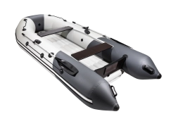 Лодка Таймень NX 3400 НДНД PRO, 3400*1600*450 мм., цвет серый - графит