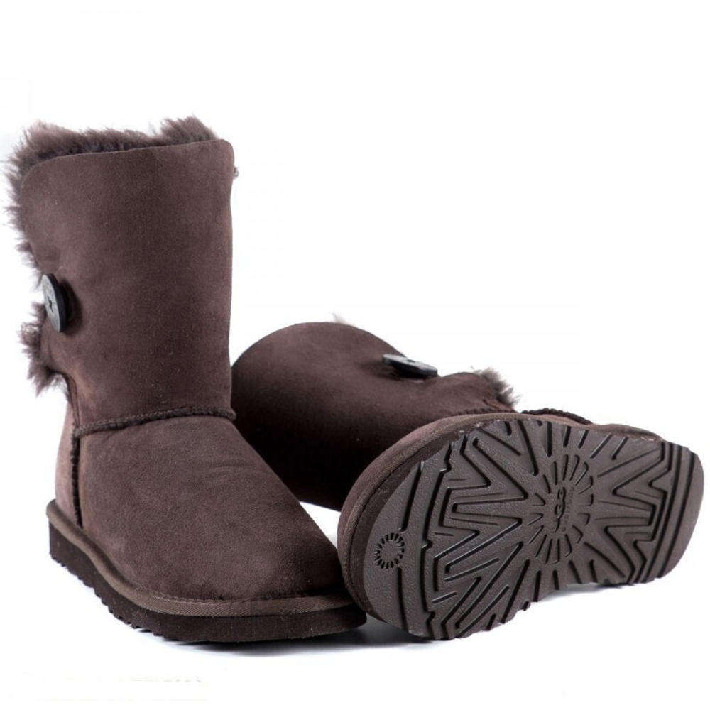 Угги Bailey Button Chocolate