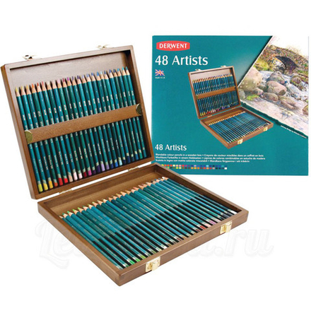 Набор из 48 цветных карандашей Derwent "Artists"