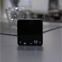 Весы кофейные портативные черные 0,1-2000гр 9,2*8,7 см h1,5 см USB зарядка P.L. Barbossa