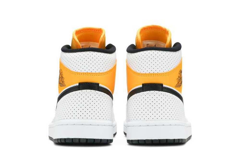 Кроссовки Jordan Air Jordan 1 Mid "Laser Orange" (Женская размерная сетка)