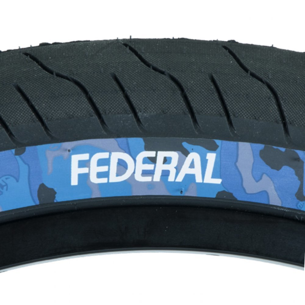 BMX Покрышки Federal Command Low Pressure (LP) Black/Blue camo sidewall 20"x2.4" / 60psi