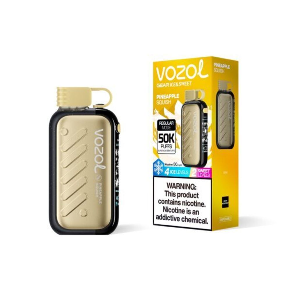Vozol GEAR ICE & SWEET 50000 - Pineapple Squish (5% nic) Vozol GEAR ICE & SWEET 50000 - Pineapple Squish (5% nic)