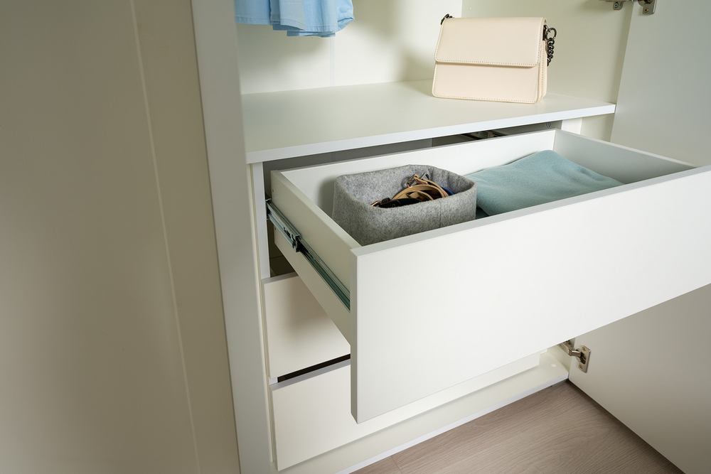 Остин Спальня 1 белый/дуб золотой