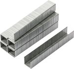 31414 Скобы для степлера закаленные прямоугольные 11,3мм х 0,7мм (узкие тип 53) 14мм, 1000шт