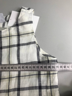 Платье Zara в клетку из крапивы, на 11/12 лет