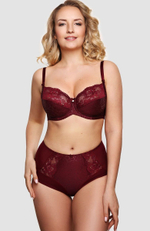 Бюстгальтер с мягкой чашкой с эффектом тиснения (Размер: 80E) (Цвет: черный)