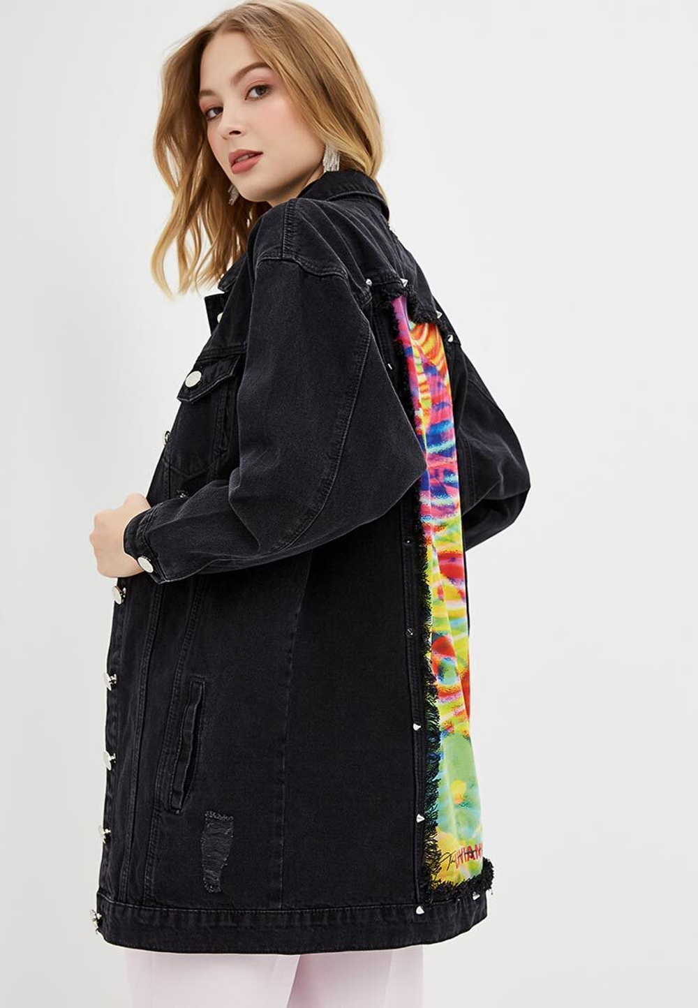 LIGVIANNI Джинсовая куртка Denim Jacket The Yin-Yang