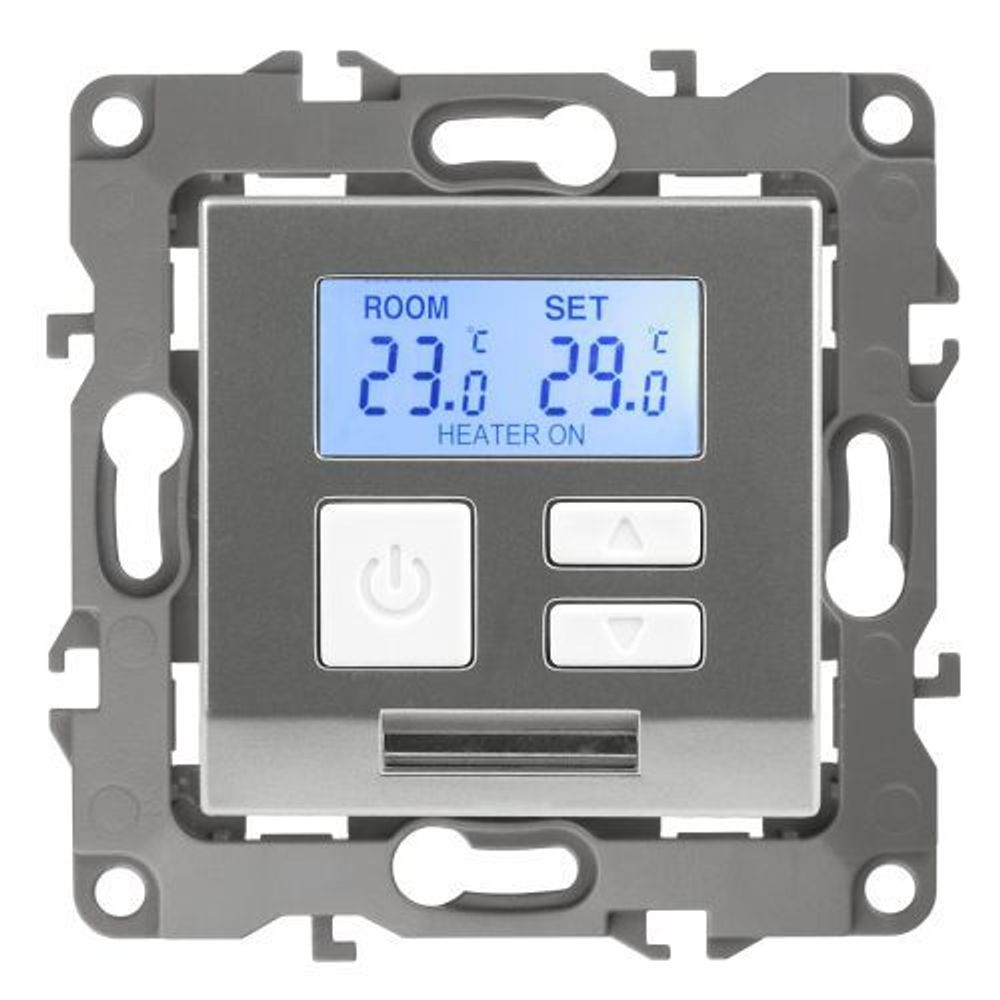 Терморегулятор универсальный 12-4111-03 230В-Imax16А алюм. ЭРА Б0031273 Терморегулятор универсальный 12-4111-03 230В-Imax16А алюм. ЭРА Б0031273