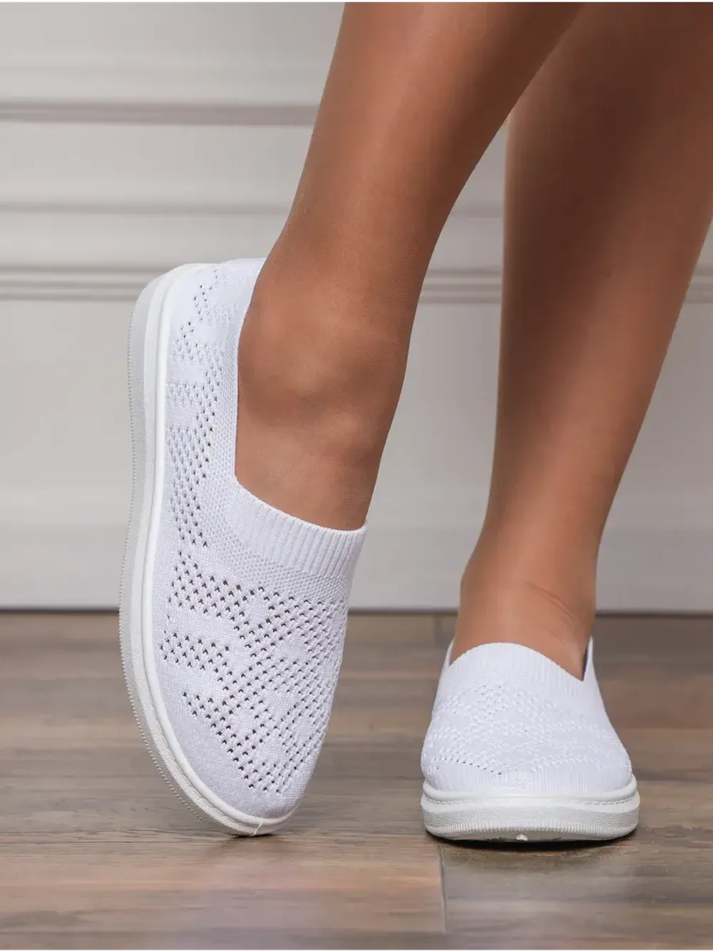 Мокасины летние текстильные