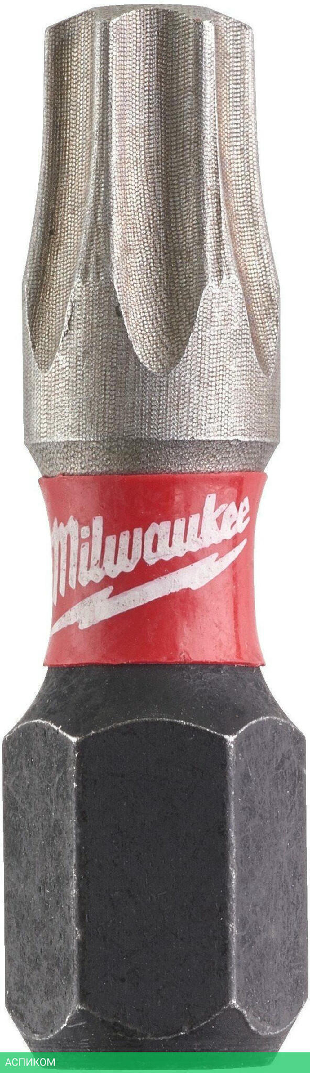 Бита Milwaukee Shockwave TX30 25мм 2шт (4932430885)