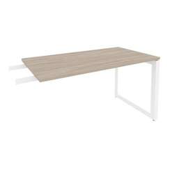 Onix Direct Брифинг-приставка на О-образном м/к O.MO-BR-13 Дуб Аттик/Металл Белый 1380*720*750