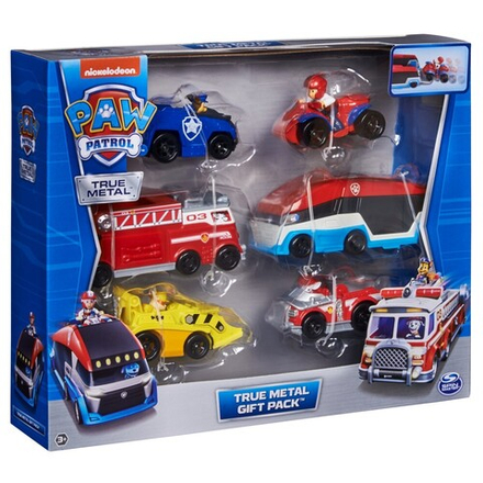 PAW Patrol — набор из 6 машин True Metal Team Pack 20138633 / артикул   17775 6065061 20138633  / GTIN 778988433539