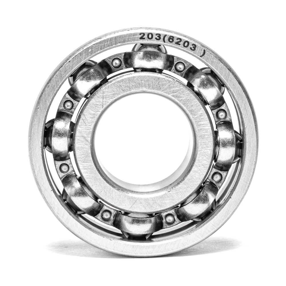 Подшипник шариковый радиальный однорядный открытый, 17х40х12 мм (двигатель ГАЗ, КамАЗ, МАЗ, КРАЗ; КПП УАЗ)