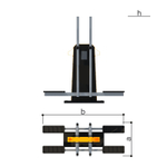 Уличный тренажер "Двойные лыжи" Romana 207.21.10