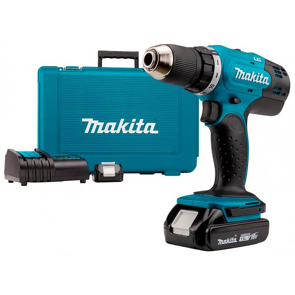 Дрель-шуруповерт Makita DDF453SYE 18В 2х1,5 Ач