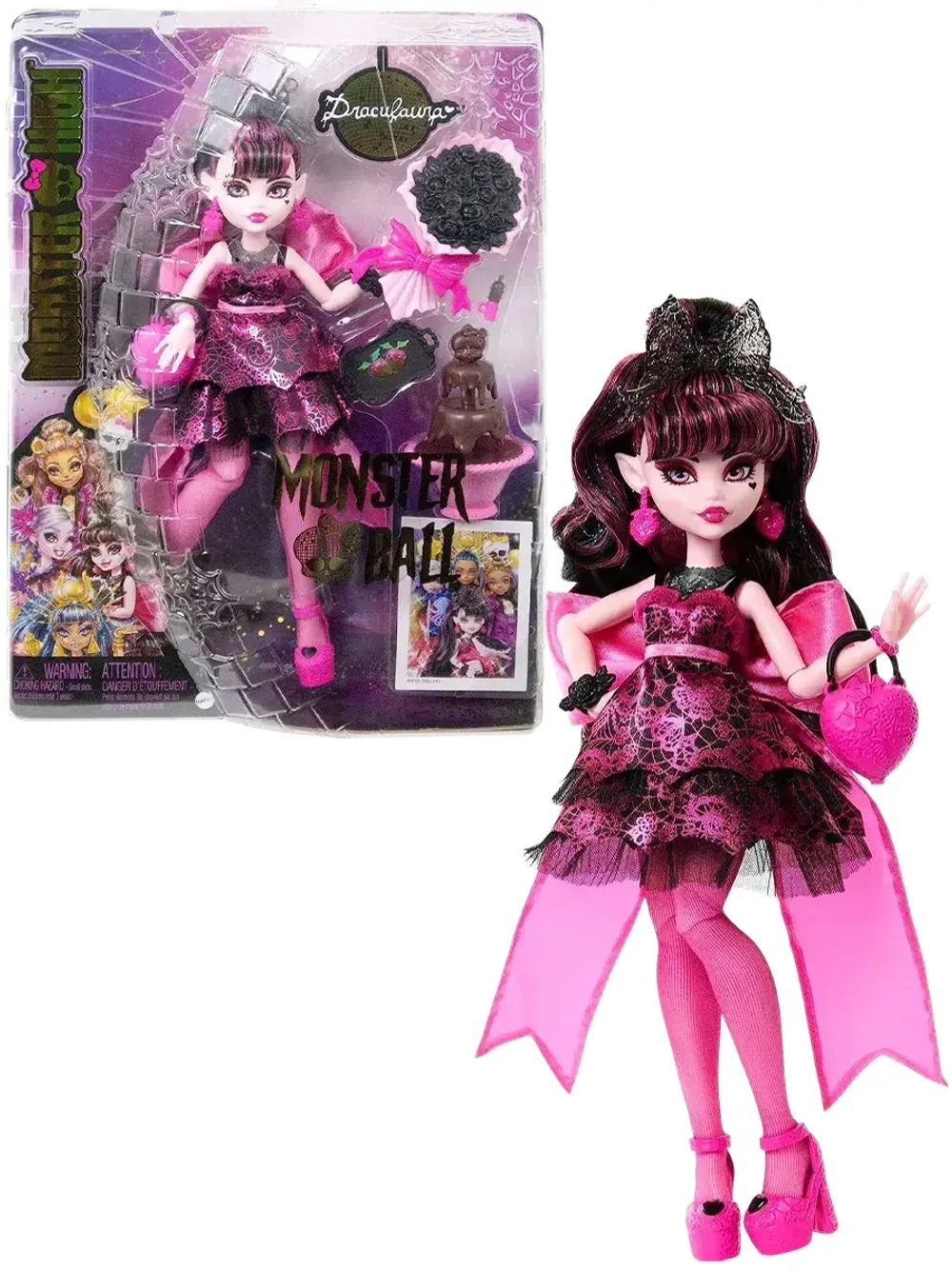 Кукла Монстер Хай Дракулаура Monster Ball HNF68