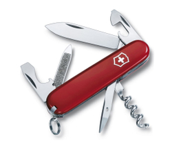 Нож Victorinox Sportsman, 84 мм, 13 функций, красный