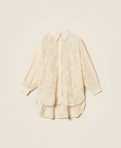 TWINSET Блуза с вышивкой