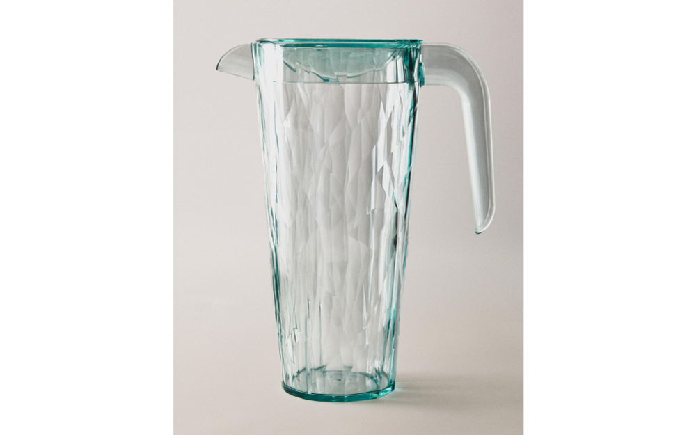 Zara Home кувшин из пластика, цвет синий, 25 см