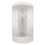 Душевая кабина DIONRIA (90х90) стекло с рисунком, поддон средний