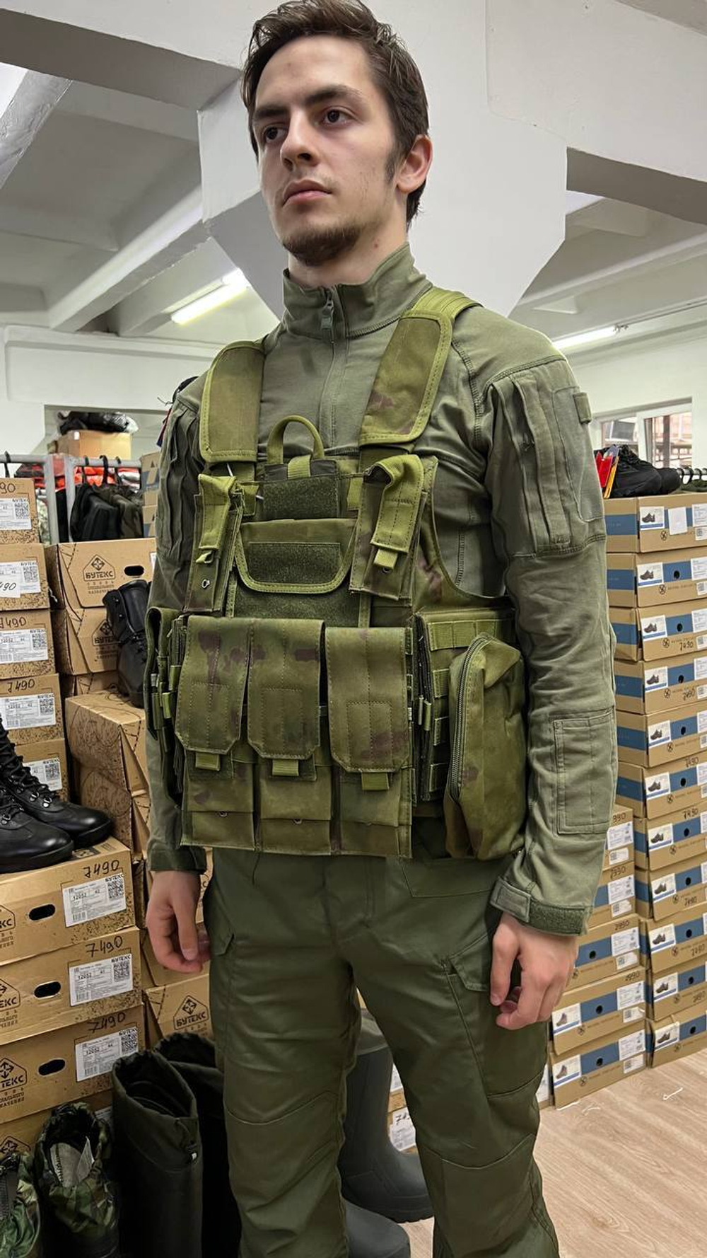 Жилет разгрузочный / мох