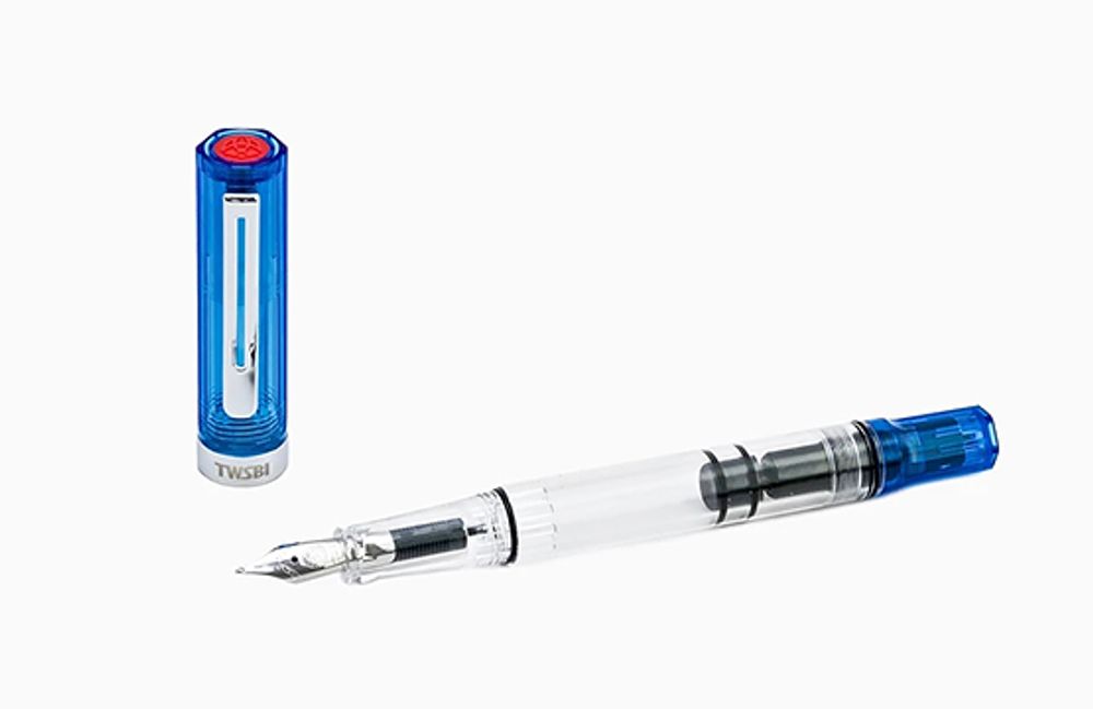 Перьевая ручка TWSBI ECO синяя с пером F (M2530170) 3
