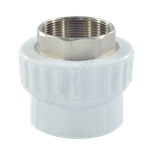 Муфта PP-R комбинированная белая Дн 40х1 1/2" ВР под ключ VALFEX 10134240