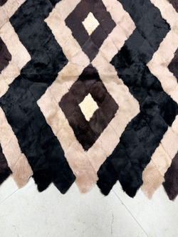 Покрывало меховое ковер из шкуры овчины