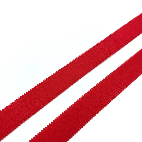 Резинка бретелечная красная 20 мм (цв. 100), 612/20