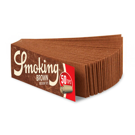 Типсы SMOKING BROWN (Коричневые) 50л.