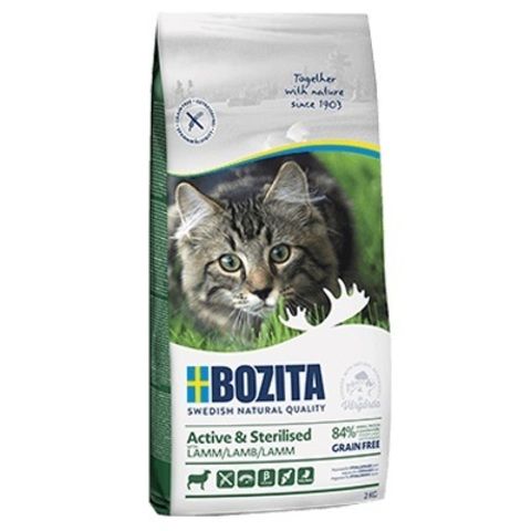 Bozita Indoor & Sterilised Grain Free Lamb беззерновой сухой корм для стерилизованных кошек с ягненком