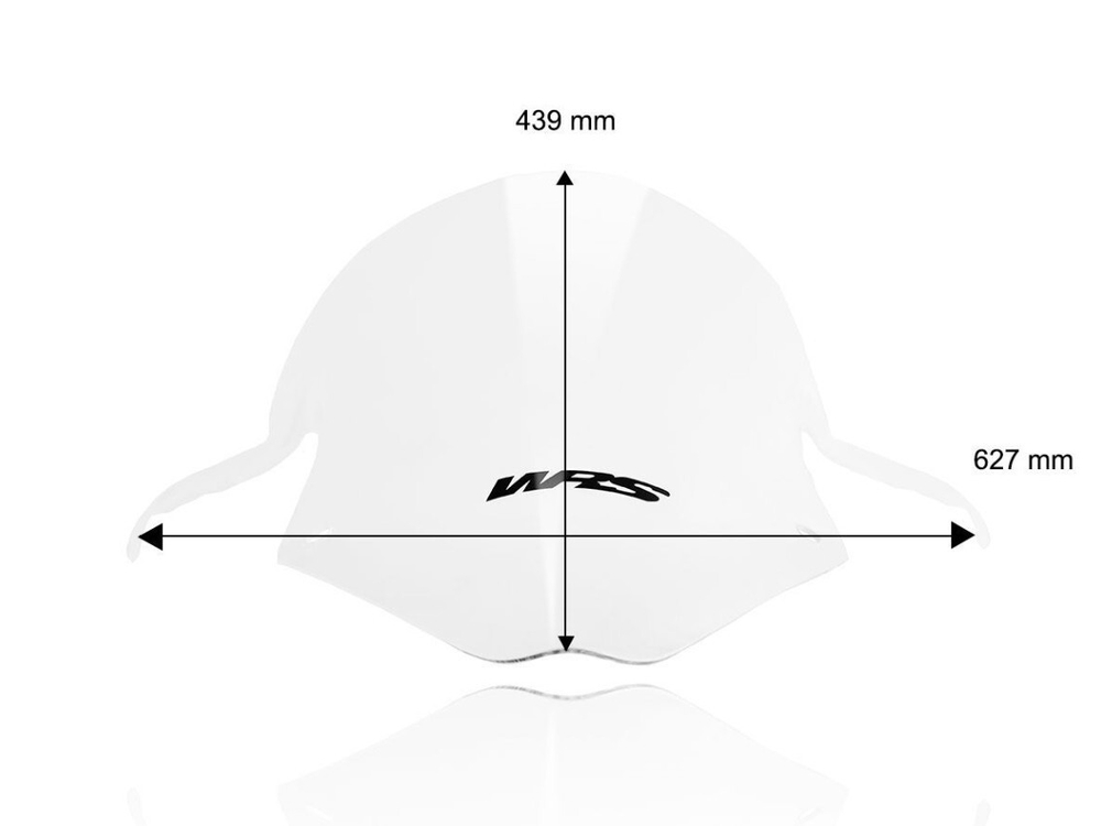 WRS Race Высокое стекло BMW S 1000 RR (2019-) / M 1000 RR (2020-2022) прозрачное BM051T