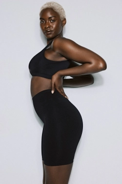 PRIMADONNA Nudda Корректирующие трусы-шорты с высокой талией, черный