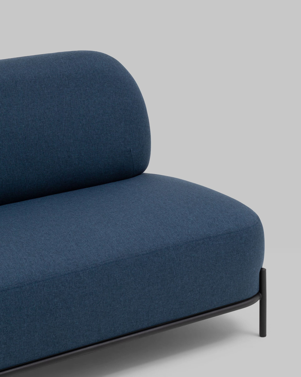 Диван Стоун рогожка синий