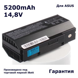 Аккумулятор iBatt 5200mAh, для A42-G73 07G016DH1875