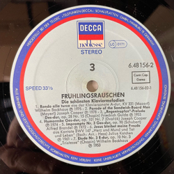 Винтажная виниловая пластинка LP Сборник Классической Музыки Fruhlingsrauschen Весенний Шум (Германия 1984)