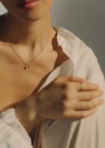 Колье-чокер Love in, позолота