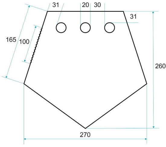 Пол утепленный ЛОТОС 3 ПУ4000 с отверстиями под лунки (04013)
