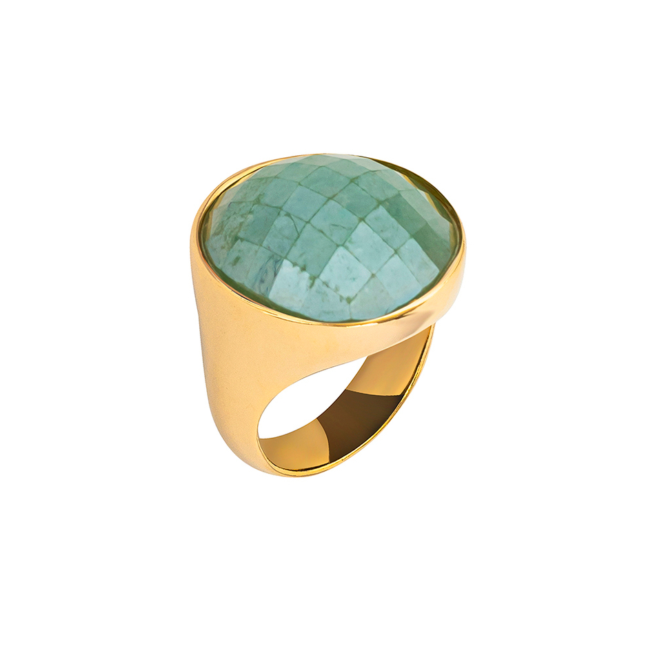 Кольцо Possebon pearl green quartz 18 мм K1155.16/18.0 G/G