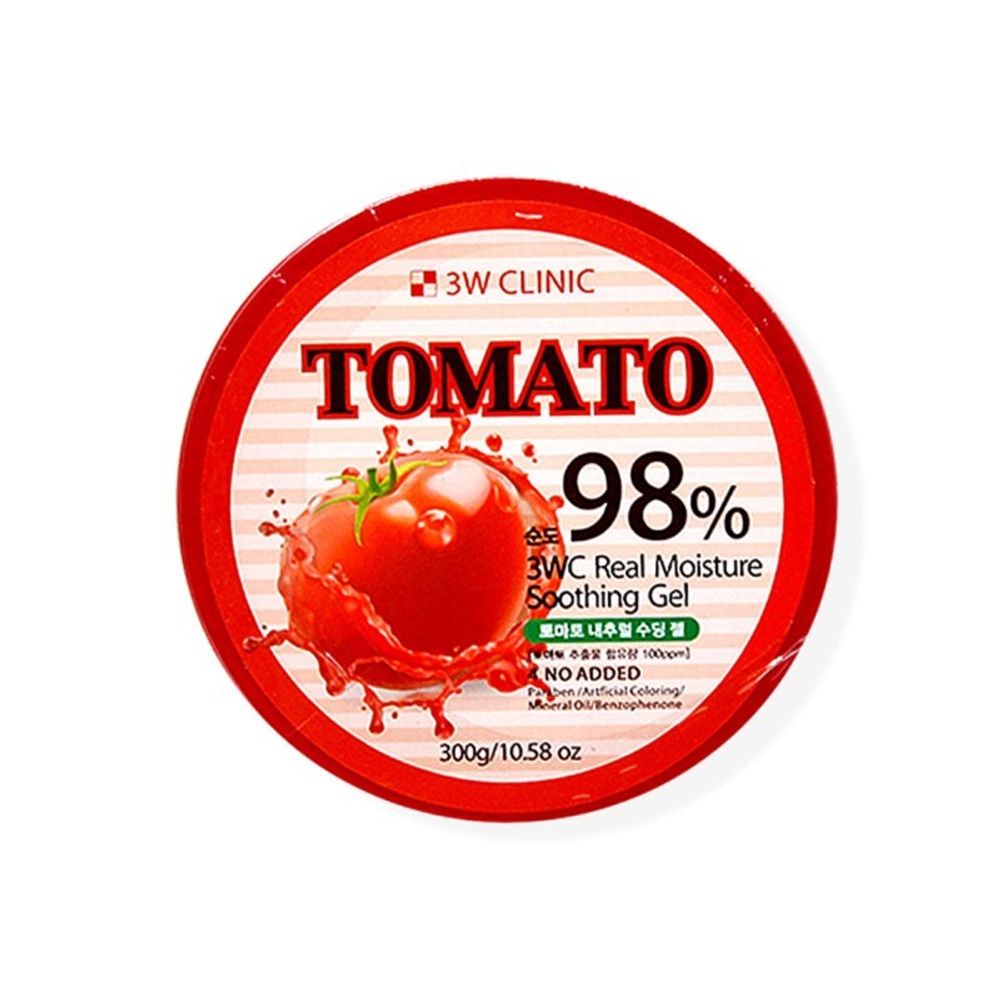 Гель для лица и тела 3W Clinic Tomato 98% Moisture Soothing Gel с экстрактом Томата 300 г