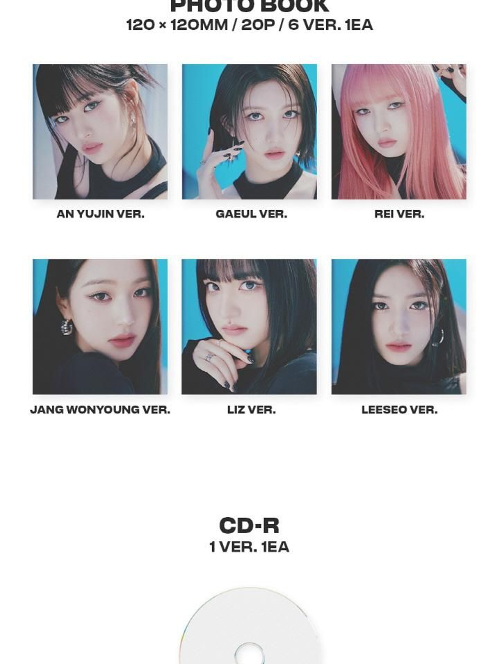 Альбом IVE - I'VE IVE 1st Album JEWEL CASE RANDOM Version