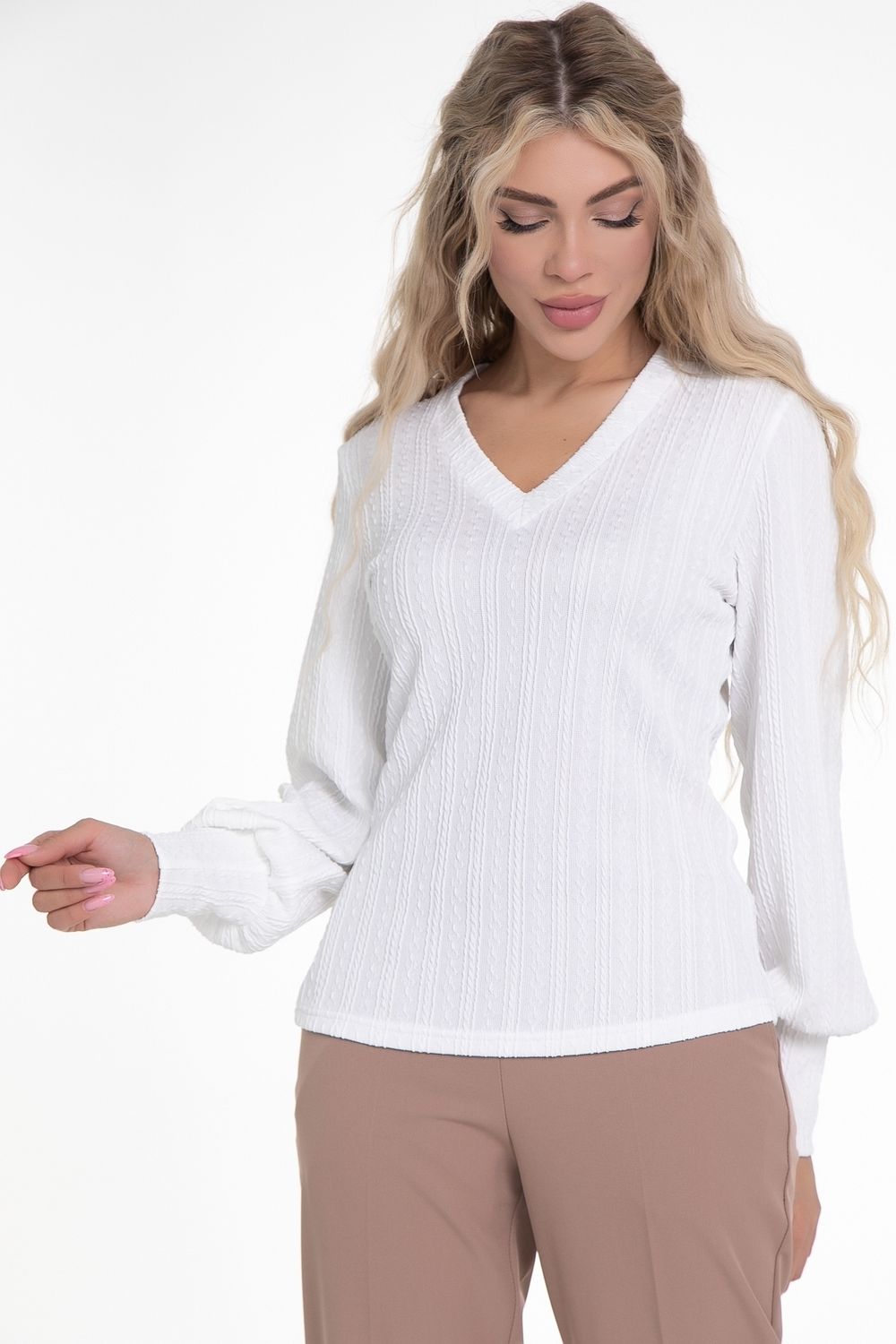 Блуза Милано (вайт) Diolche (Акция)