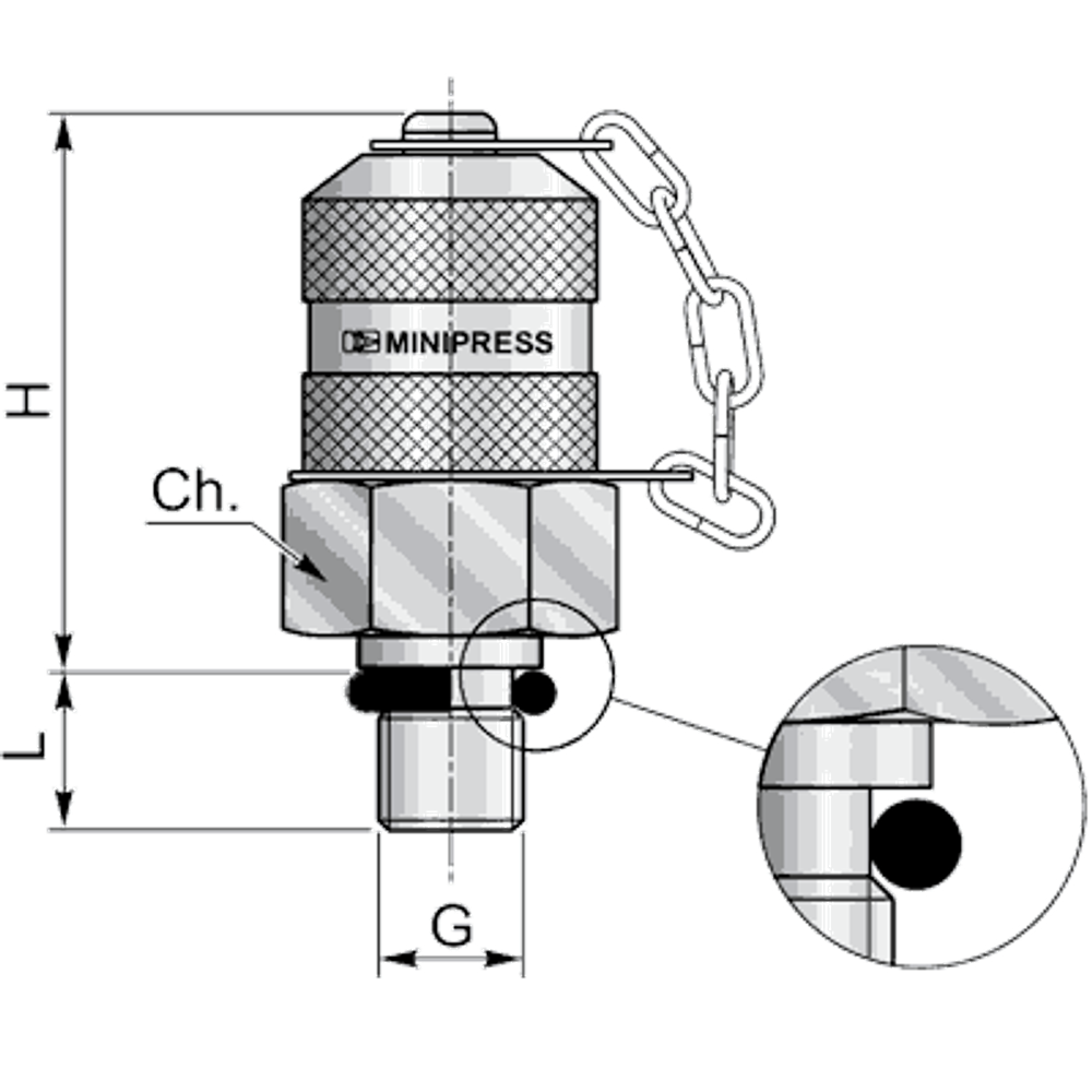 КТ 16x2 - 08x1 (Ш) o-ring металл.