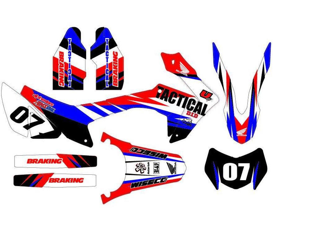 Graphic decal set, Sticker kit, for Honda CRF250L-M 2012-2020