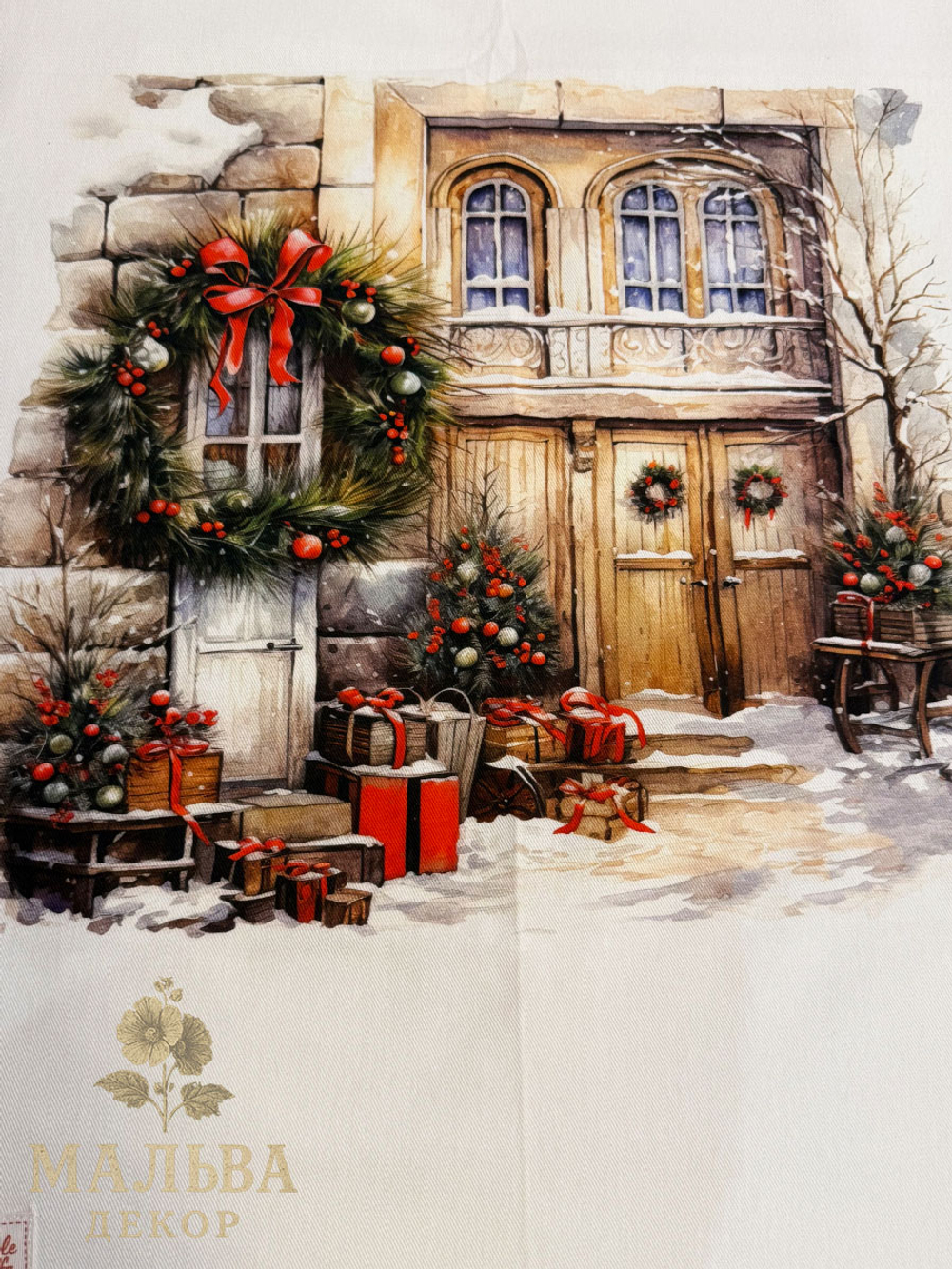 Кухонное полотенце "Приближение Рождества" 50x70см