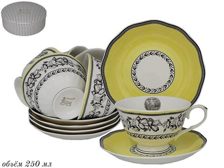 Lenardi 105-914 Чайный набор 12пр. 250 мл PROVENCE в под.уп.(х6)Фарфор