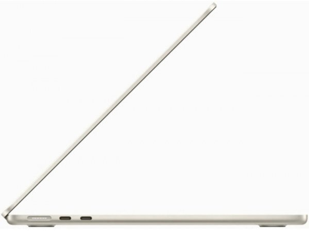 15.3 Ноутбук Apple MacBook Air 15 2023 2880x1864, Apple M2, RAM 8 ГБ, SSD 512 ГБ, Apple graphics 10-core, macOS, MQKV3, Starlight, английская раскладка